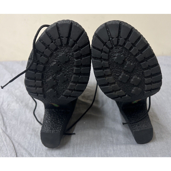 Timberland 8432A Women's Earthkeeper Glancy High Heel Black Leather Boots Sz 7 - Picture 10 of 12